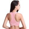 Women Sports Crop Bra Fitness Stretch Tank Seamless Racerback Breathable Tops Hot L34