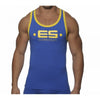 brand Athletic Slim Fitted Cotton gym shark fashion stringer Men's Tank Tops New Sexy gym-clothing Men's Fitness Sport Vest