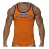 brand Athletic Slim Fitted Cotton gym shark fashion stringer Men's Tank Tops New Sexy gym-clothing Men's Fitness Sport Vest