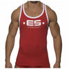 brand Athletic Slim Fitted Cotton gym shark fashion stringer Men's Tank Tops New Sexy gym-clothing Men's Fitness Sport Vest