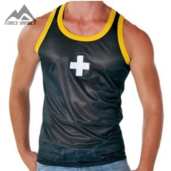 AC Classic Sport Men's Tank Tops Summer Style Quick Dry Fitness Athletic Running Men's Vest AC16 On Sale Free Shipping