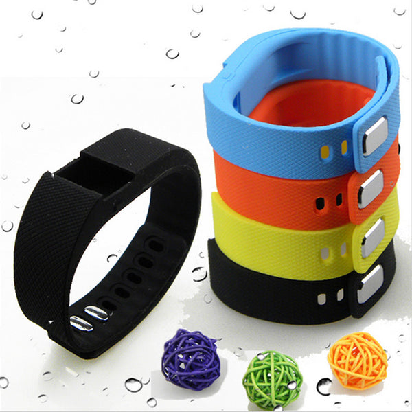 Waterproof Fitness Activity Tracker Wristband Rubber Band for TW64 Smartband Bracelet Accessories Replace Strap Not Smart Chip