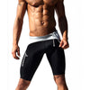 Men's Sport Shorts Elastic Waist Shorts Fitness Gym Workout Skinny Running Yoga Fight Short for Man Biker Shorts AQ12