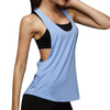 New 2016 Summer Women Ladies Sexy Loose Fitness Dry Quick Sport Tank Tops Sleeveless Cut Out Gym Halter top femme Vest Shirt Z1