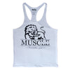 Gym Tank Top Mens Bodybuilding Stringer Gym Vest Fitness Muscle Shirt 100% Cotton Sleeveless Tops Gym-clothing Debardeur Homme