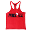 Gym Tank Top Mens Bodybuilding Stringer Gym Vest Fitness Muscle Shirt 100% Cotton Sleeveless Tops Gym-clothing Debardeur Homme