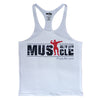 Gym Tank Top Mens Bodybuilding Stringer Gym Vest Fitness Muscle Shirt 100% Cotton Sleeveless Tops Gym-clothing Debardeur Homme