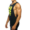 2016 New men live tank gym, Tops low cut armholes vest, Men's sexy tank, Man human muscle fitness sport suits C-680 sale