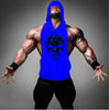 Skull ZYZZ Golds Bodybuilding Stringer Hoodies Gym Stringer Hoodie Fitness Brand Tank Top Men Clothing Cotton Pullover Hoody