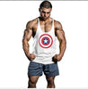 Superman gym singlet crime shirtwaist fitness equipment fitness men's gold medal stringer vest retro also jersey