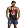 Superman gym singlet crime shirtwaist fitness equipment fitness men's gold medal stringer vest retro also jersey