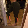 2016 Sport Leggings Stitching High Elasticity Slimming Sports Pant Fitness Women  Running Gym Breathable Workout Leggins Pants