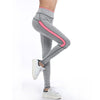 2016 Women Lady running sport pant  Fitness Legging light grey pink spring gym activewear legging 1208 American Original Order