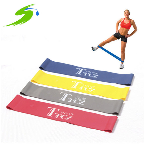 4 Levels Resistance Bands Rubber Bands Fitness Body Building Exercise Latex Pull Rope Brand Yoga Crossfit Equipment Sd008