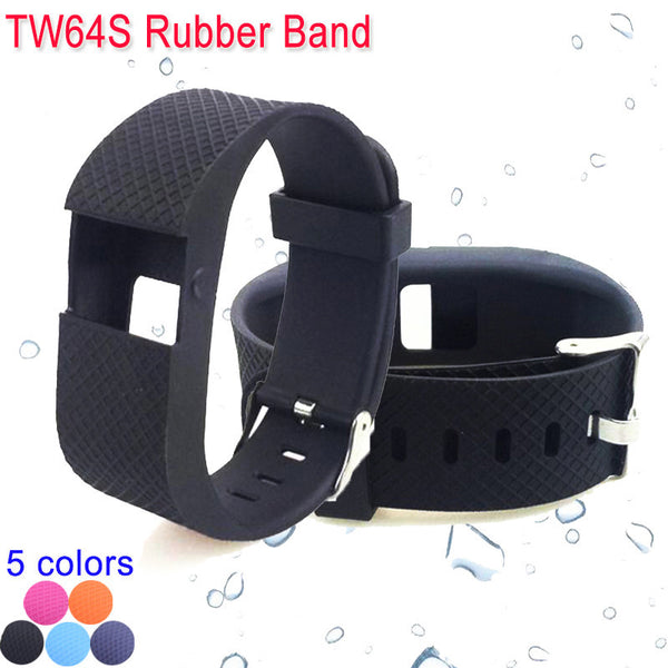 Waterproof Fitness Activity Tracker Wristband Rubber Band for TW64S Smartband Bracelet Accessories Replace Strap TW64S Watchband