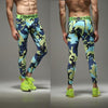 2016 gym men's printed stretch breathable camouflage exercise basketball fitness running pants leggings quick-drying tights