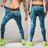 2016 gym men's printed stretch breathable camouflage exercise basketball fitness running pants leggings quick-drying tights