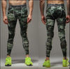 2016 gym men's printed stretch breathable camouflage exercise basketball fitness running pants leggings quick-drying tights