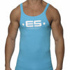 brand-clothing Athletic Slim Fitted Cotton gym shark fashion Men's Tank Tops New Sexy gym-clothing Men's Fitness Sport Vest E02