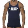 brand-clothing Athletic Slim Fitted Cotton gym shark fashion Men's Tank Tops New Sexy gym-clothing Men's Fitness Sport Vest E02