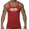 brand-clothing Athletic Slim Fitted Cotton gym shark fashion Men's Tank Tops New Sexy gym-clothing Men's Fitness Sport Vest E02