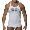 brand-clothing Athletic Slim Fitted Cotton gym shark fashion Men's Tank Tops New Sexy gym-clothing Men's Fitness Sport Vest E02