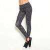 Women's Sports Leggings Black Print Running Women Fitness Legging Slim Jeggings 2015 New Wholesale