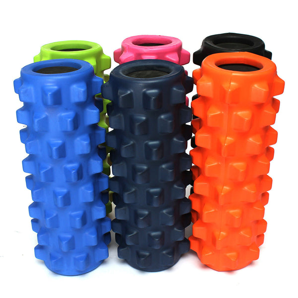 30x15cm EVA Grid Foam Massage Roller Yoga Pilates Fitness Physiotherapy Rehabilitation